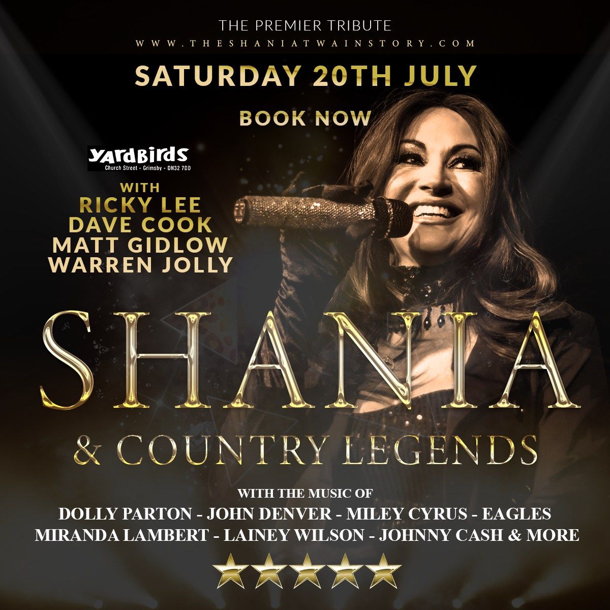 SHANIA TWAIN & COUNTRY LEGENDS THE TRIBUTE 