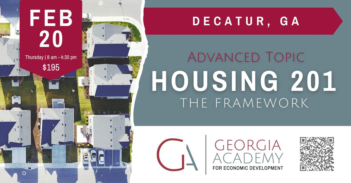 Housing 201: The Framework | Decatur, GA