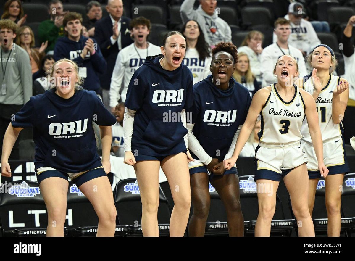 North Dakota Fighting Hawks at Oral Roberts Golden Eagles Womens Basketball