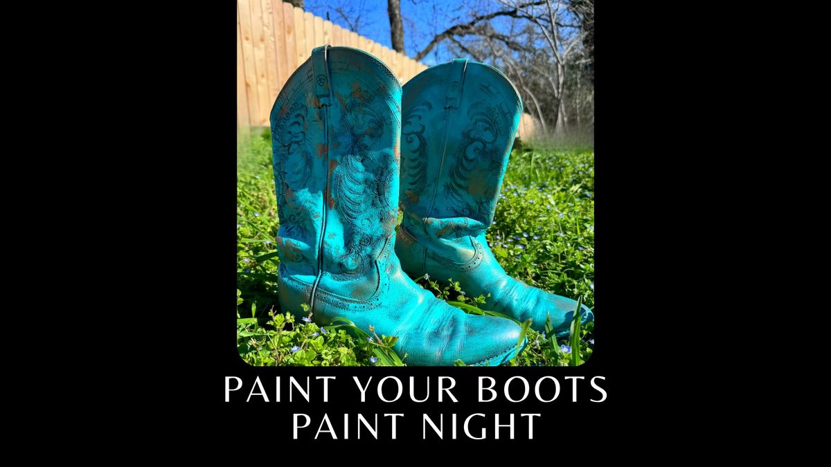Paint your Boots Craft Night 