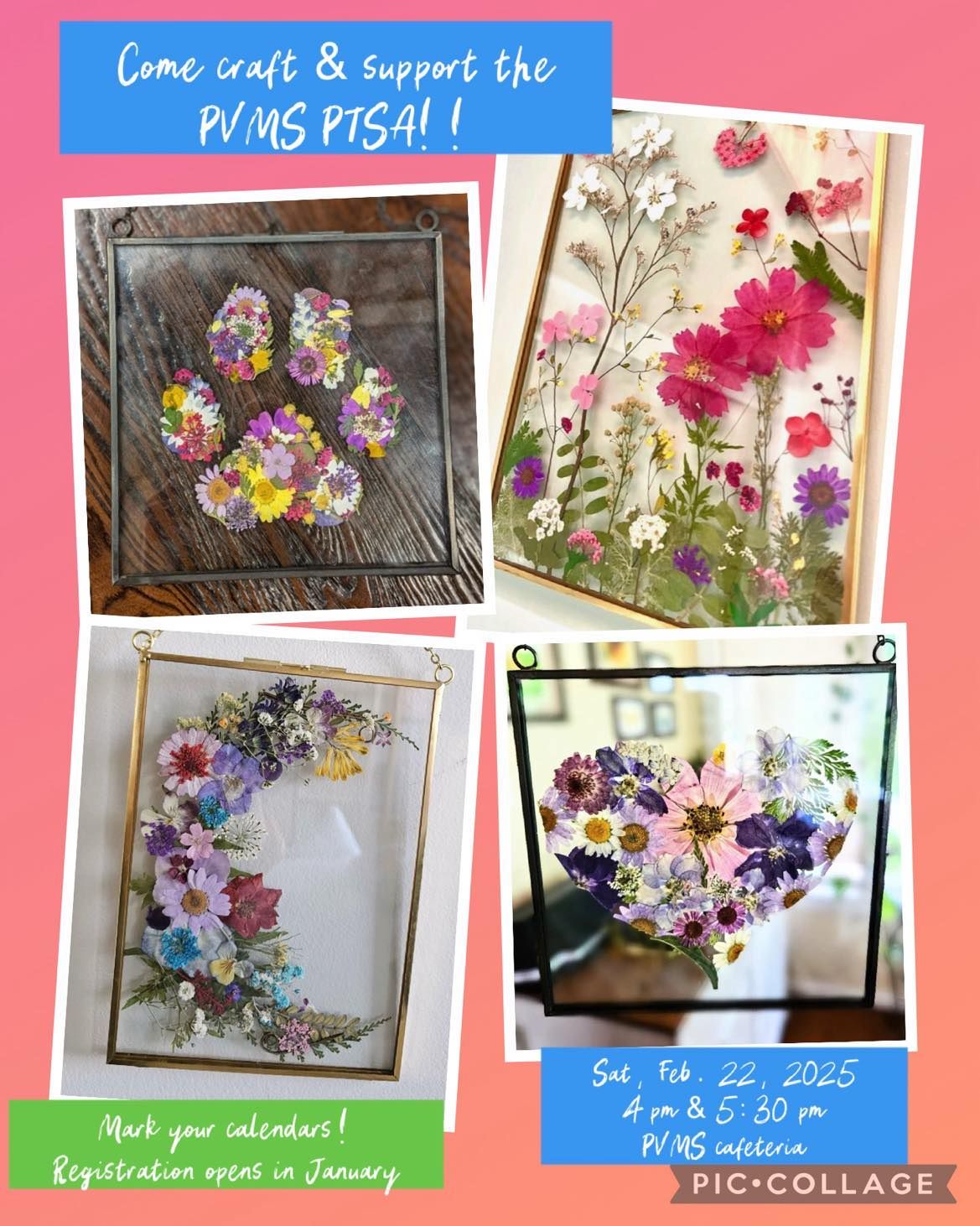 Flower Art Fundraiser (by Twisted Sisters Artistry)