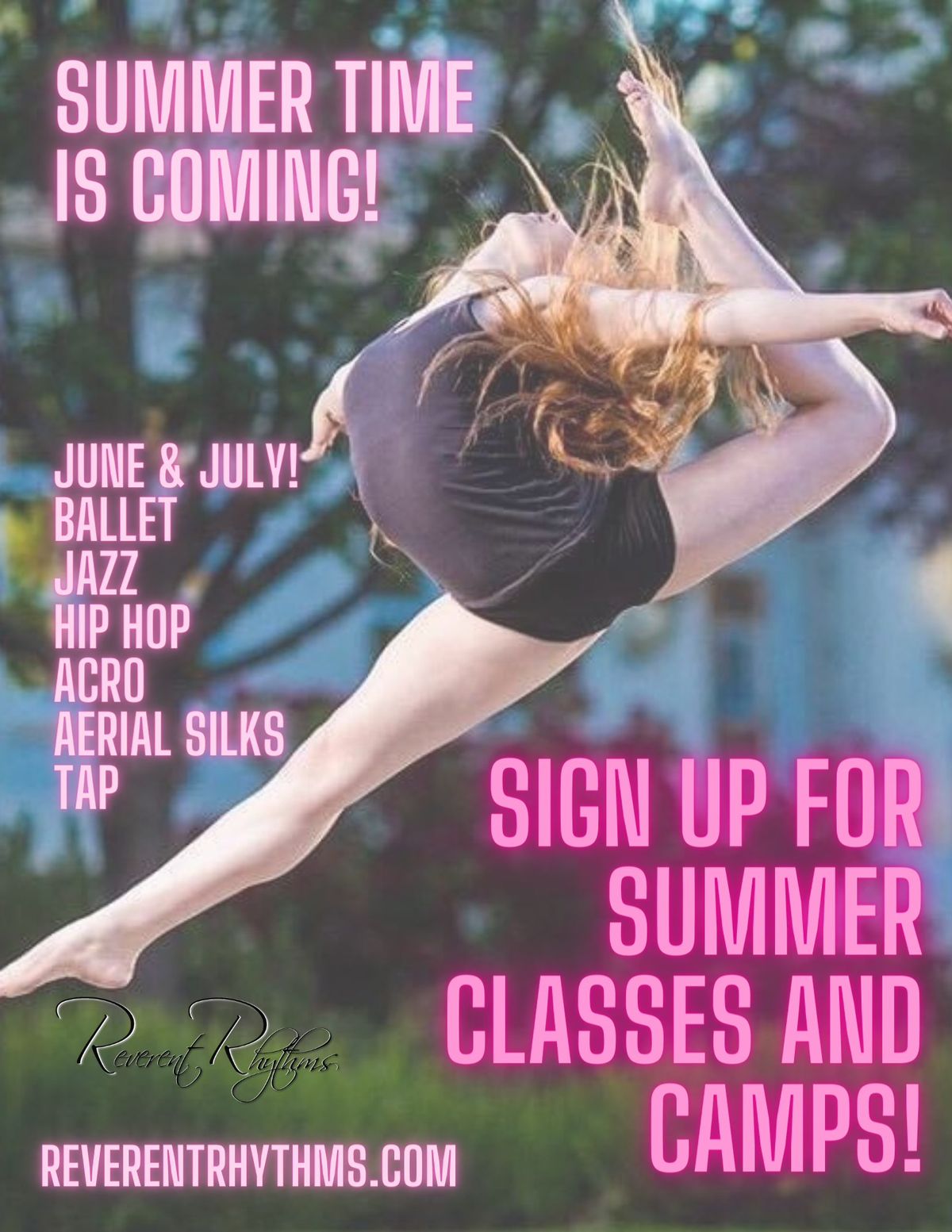 June and July Summer Dance Sessions!
