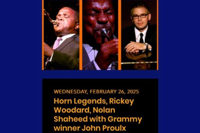 Laguna Live: Horn Legends feat. Ricky Woodwar, Nalan Shaheed, and Grammy Winner John Proulx