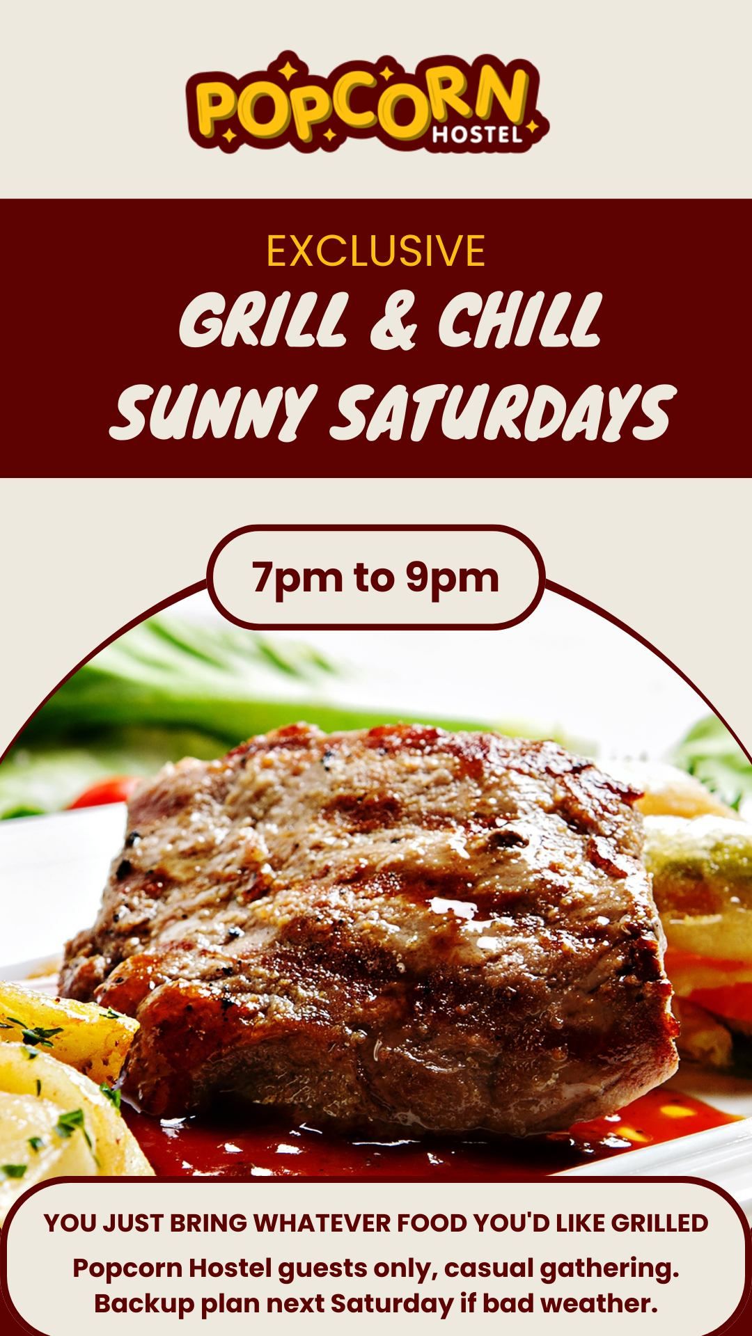 Grill & Chill Sunny Saturdays!