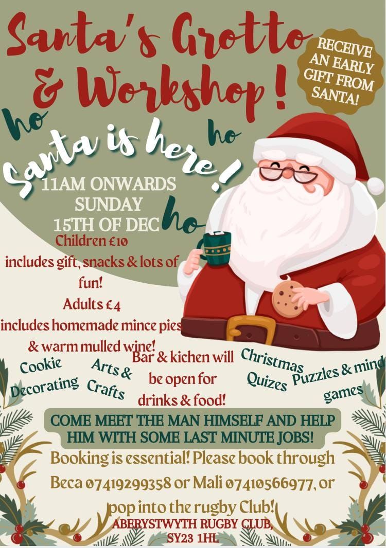 Groto Si\u00f4n Corn a'i weithdy \/ Santa's Grotto and Workshop