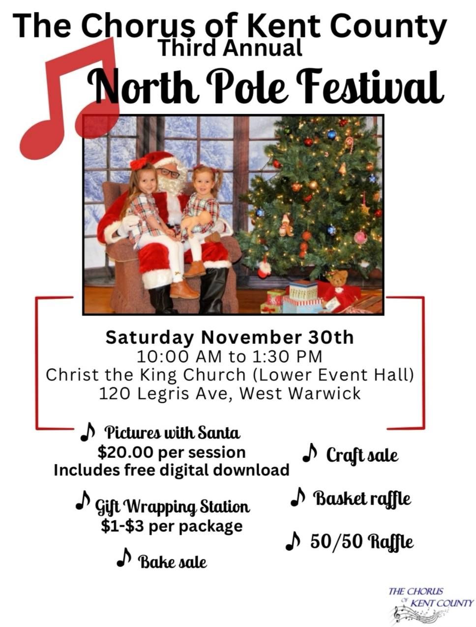 The Chorus of Kent County\u2019s 3rd Annual North Pole Festival\ud83c\udf85\ud83c\udffc\ud83e\udd36\ud83c\udffc