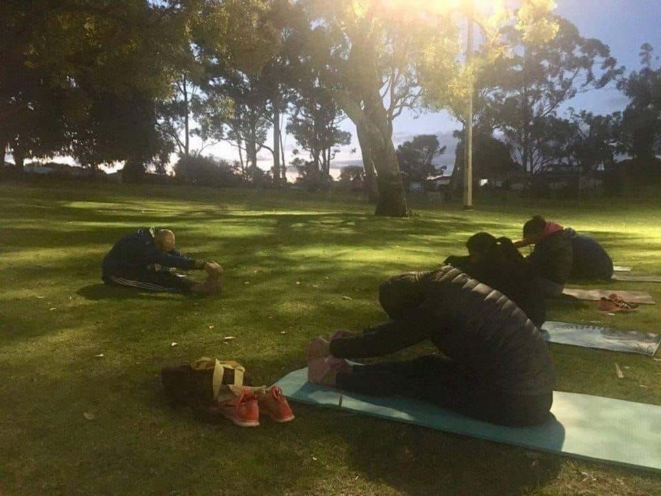 Spring Sunset Yoga in the Park