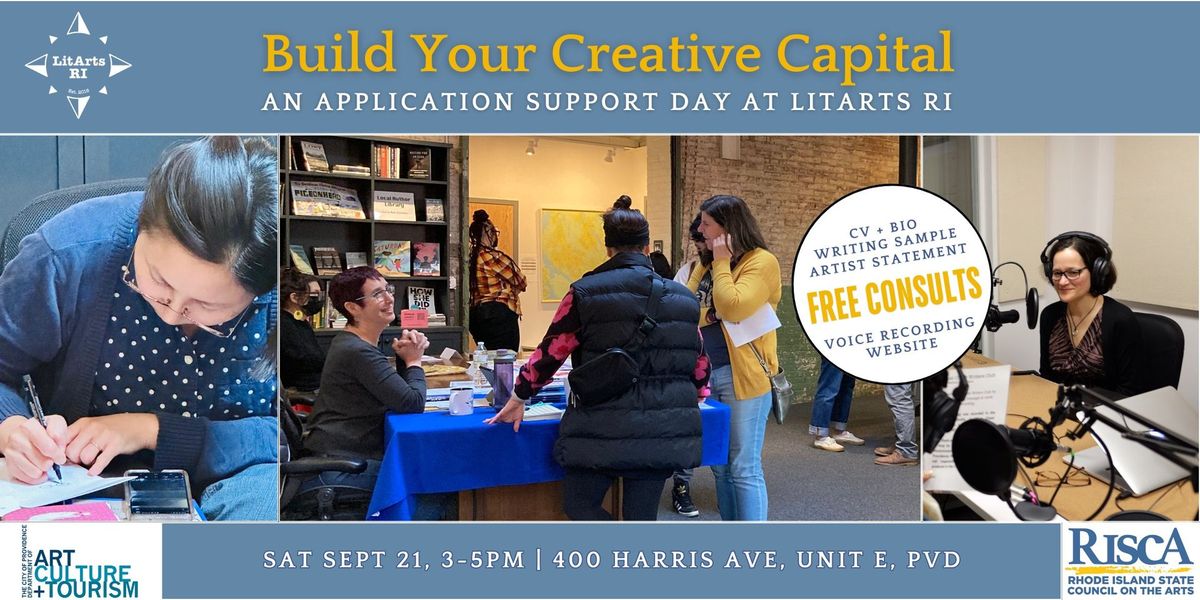 Build Your Creative Capital: Application Support Day