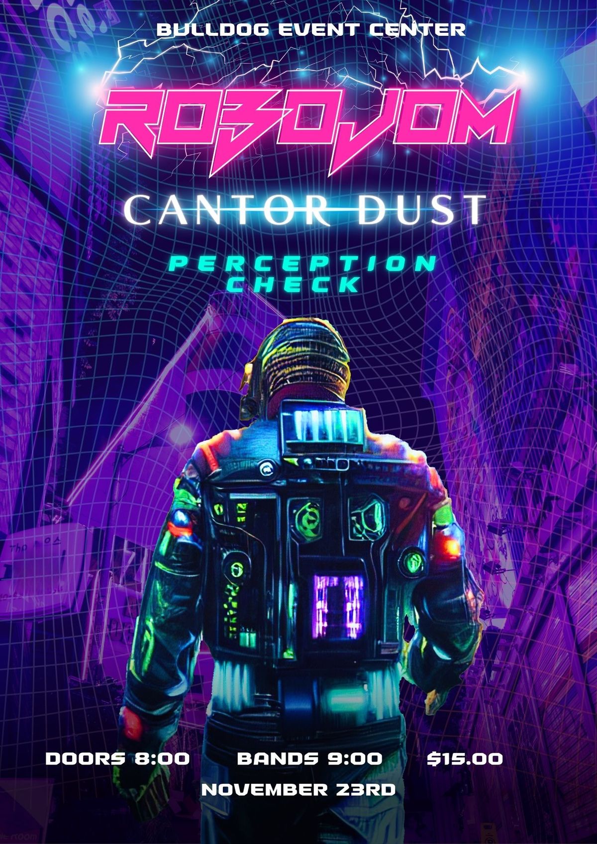 ROBOJOM, CANTOR DUST and PERCEPTION CHECK 