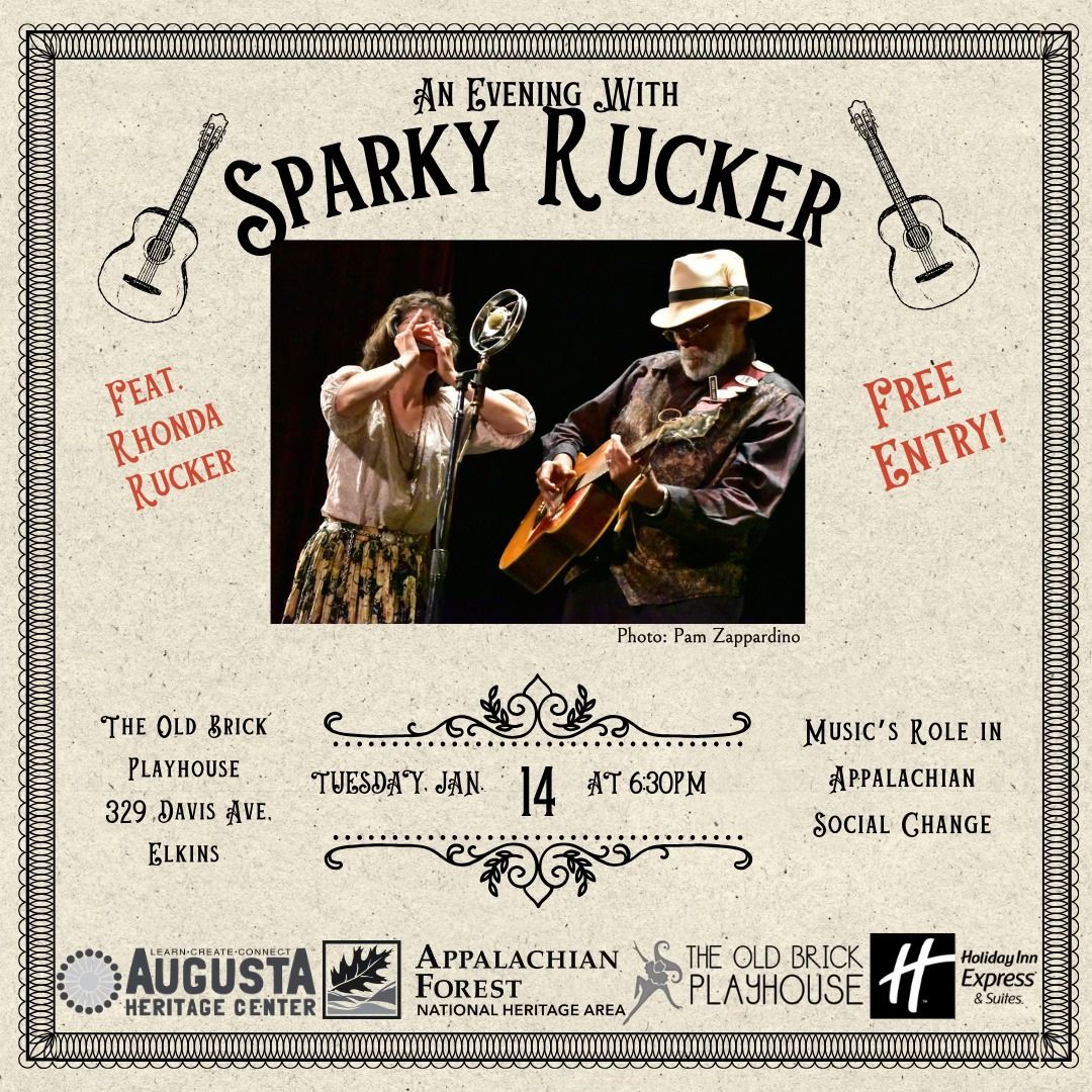 An Evening With Sparky Rucker: Music's Role in Appalachian Social Change