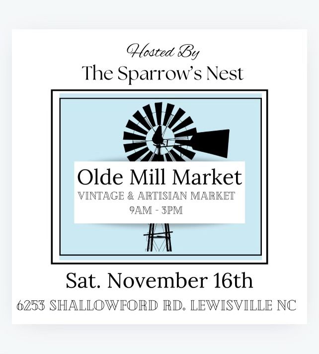 Olde Mill Market Pop Up