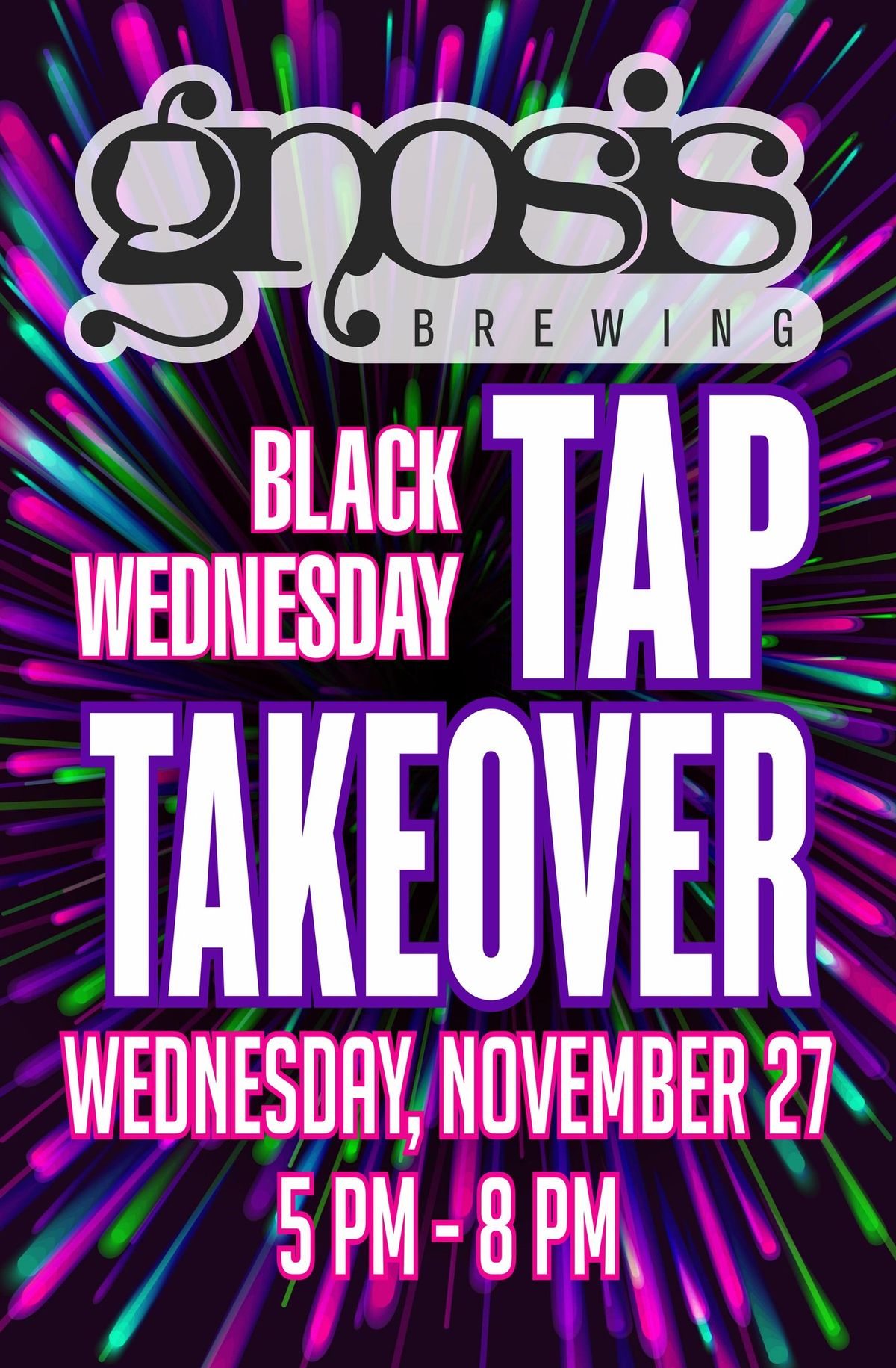 Gnosis Brewing Black Wednesday Tap Takeover!