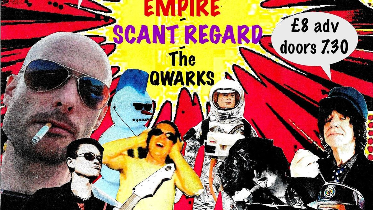 Cellar Dweller 12: MAGNETIC EMPIRE, SCANT REGARD, THE QWARKS, DJ ROBBER BYKER