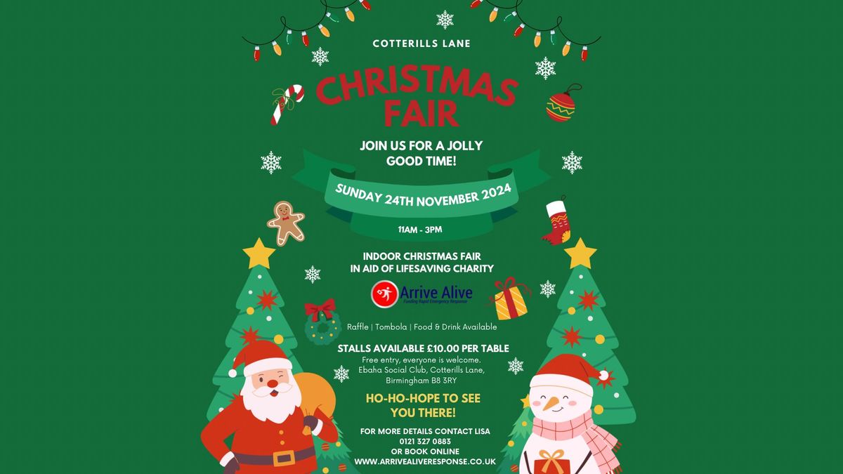 Cotterills Lane - Christmas Fair