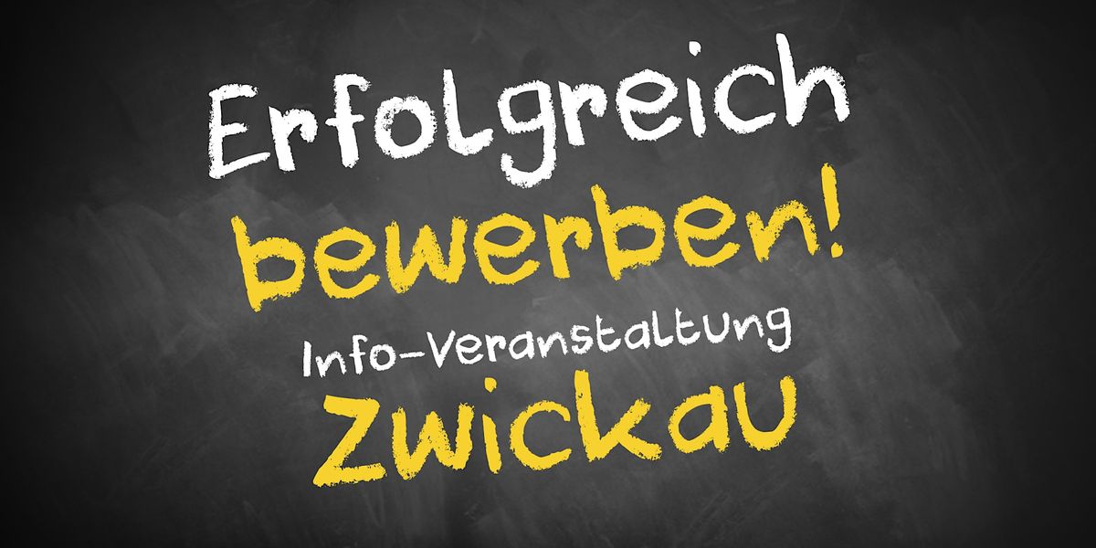 Bewerbungscoaching Infoveranstaltung AVGS Zwickau