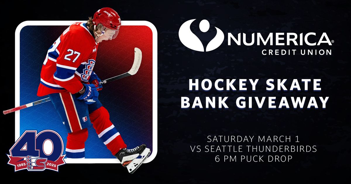 Numerica Hockey Skate Bank Giveaway