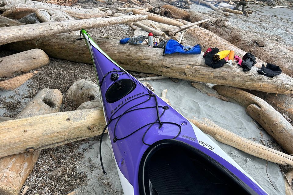 Boat Repair on the Beach