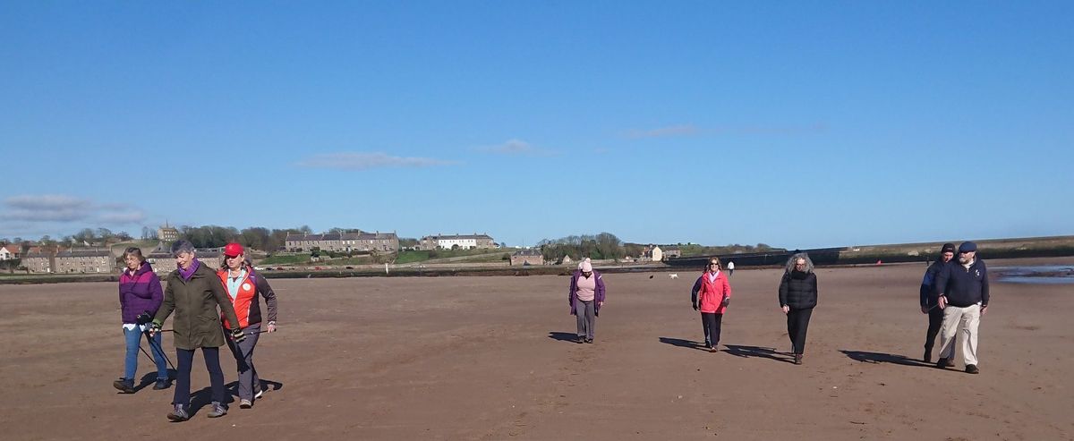 Learn to Nordic Walk at Spittal Beach