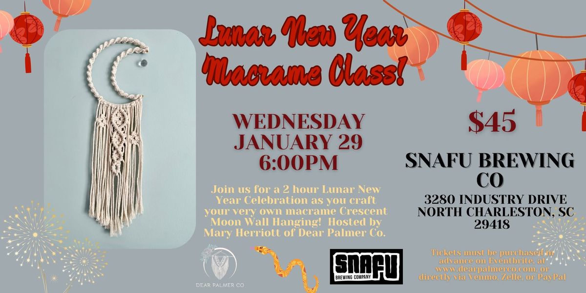 Lunar New Year Macrame Class