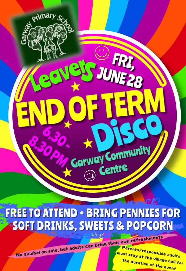 Leavers End of Term Disco