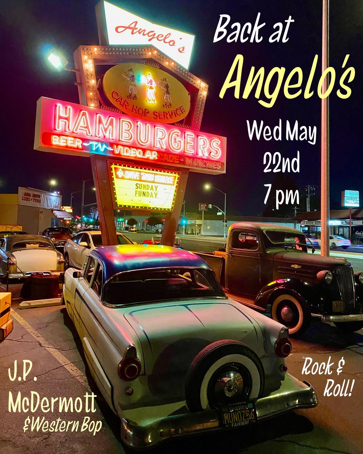 More Burger Joint Rock & Roll at Angelo's!