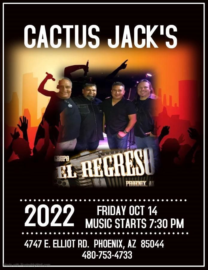 Tejano Dance Party with El Regreso at Cactus Jack's