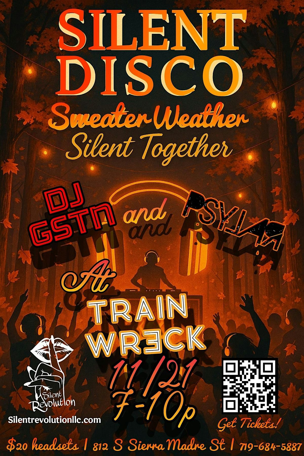 Silent disco party - Sweater weather Silent Together