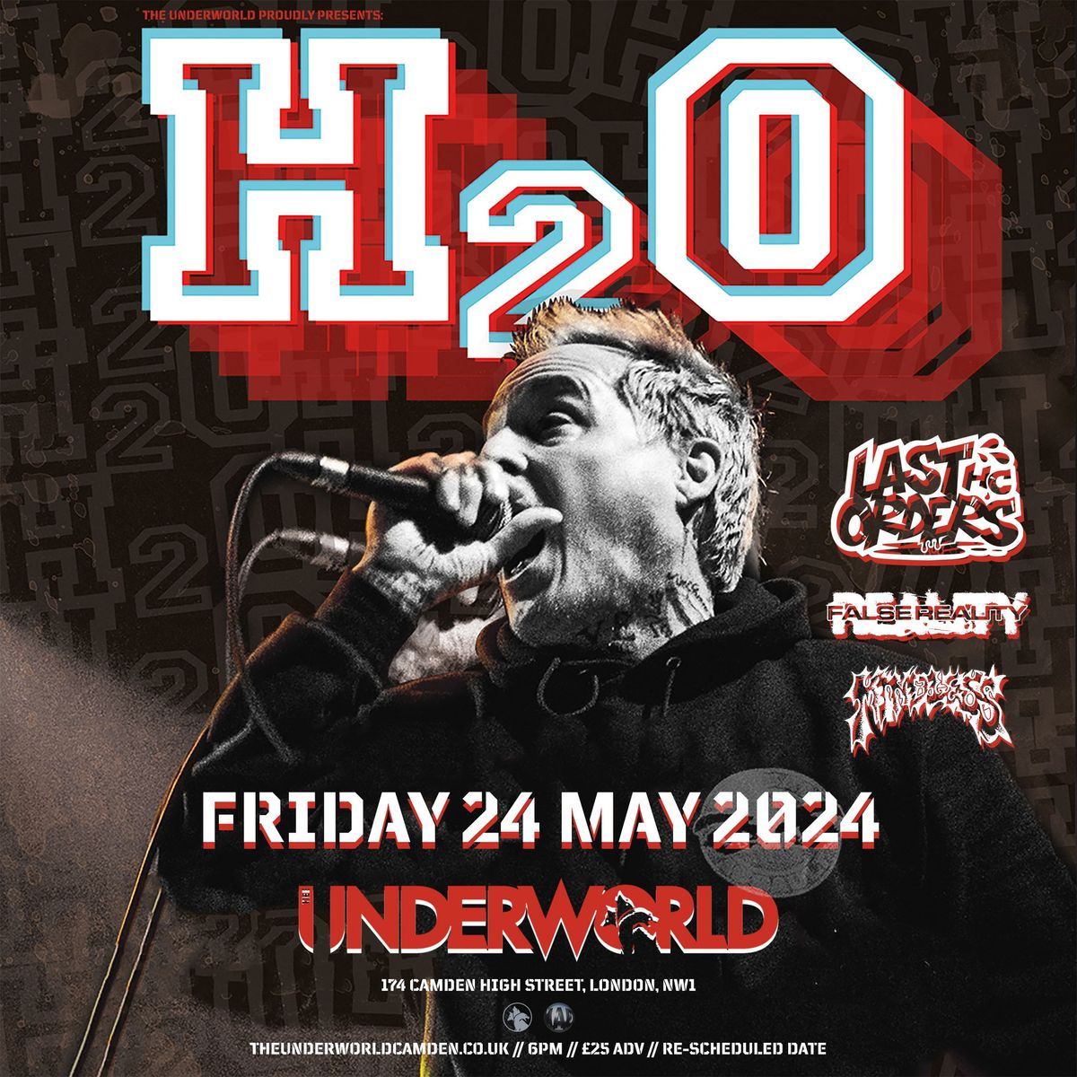 H2O at The Underworld - London | New Date