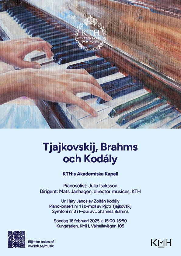 Tjajkovskij, Brahms och Kod\u00e1ly