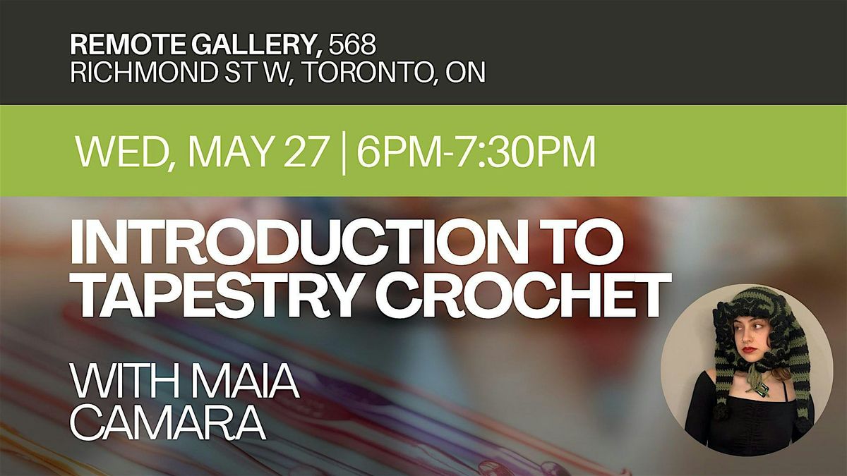 Introduction to Tapestry Crochet with Maia Camara