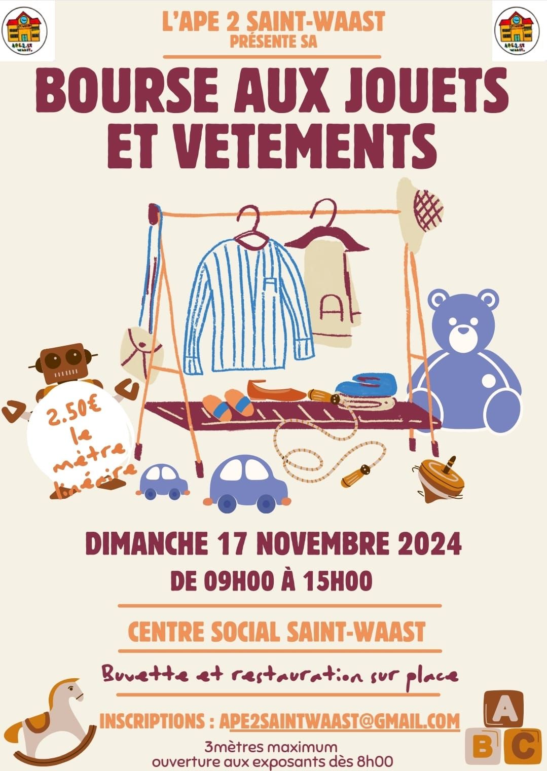 bourse aux jouets et aux v\u00eatements d'enfants