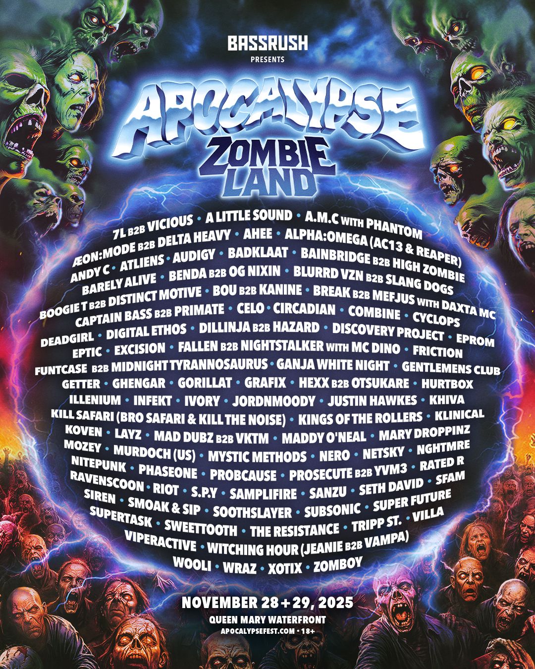 2025 Apocalypse Zombieland - Friday at Queen Mary Park