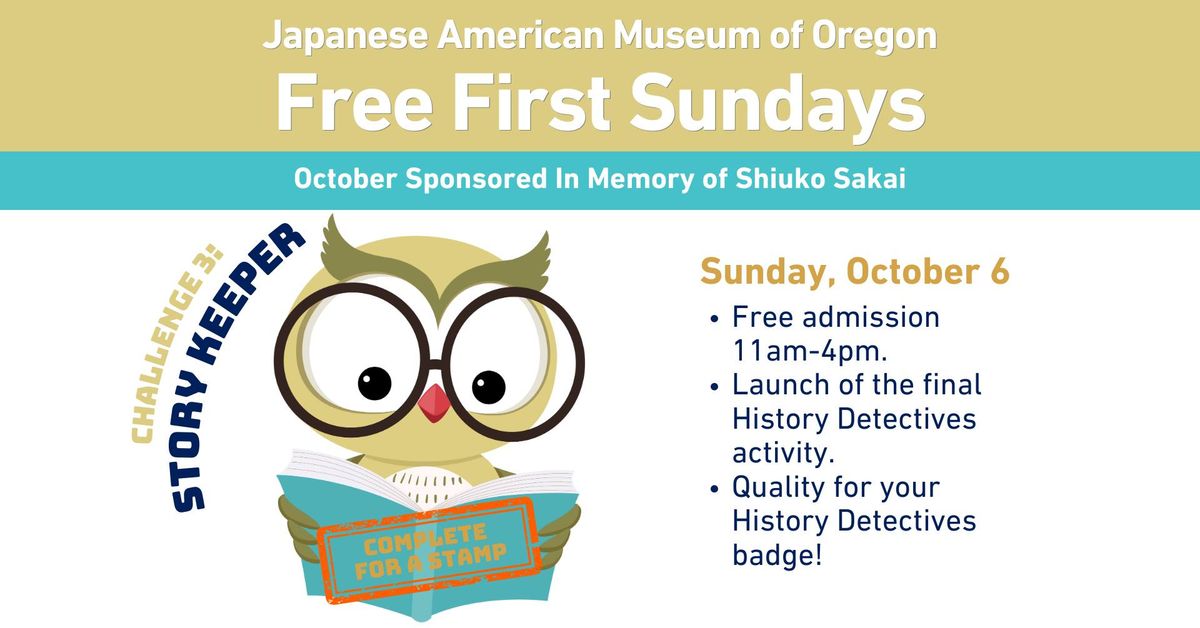 Free First Sunday at the Japanese American Museum of Oregon