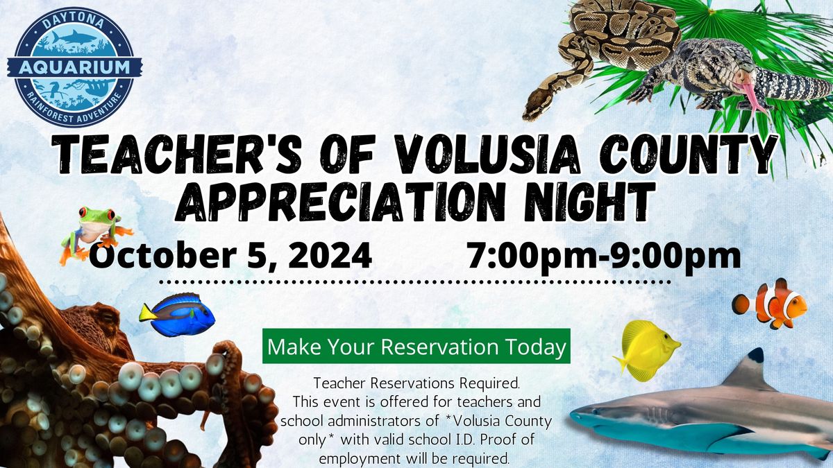 Volusia County Teacher's Appreciation Night