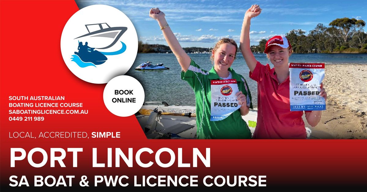 Port Lincoln Boat & Jetski Licence