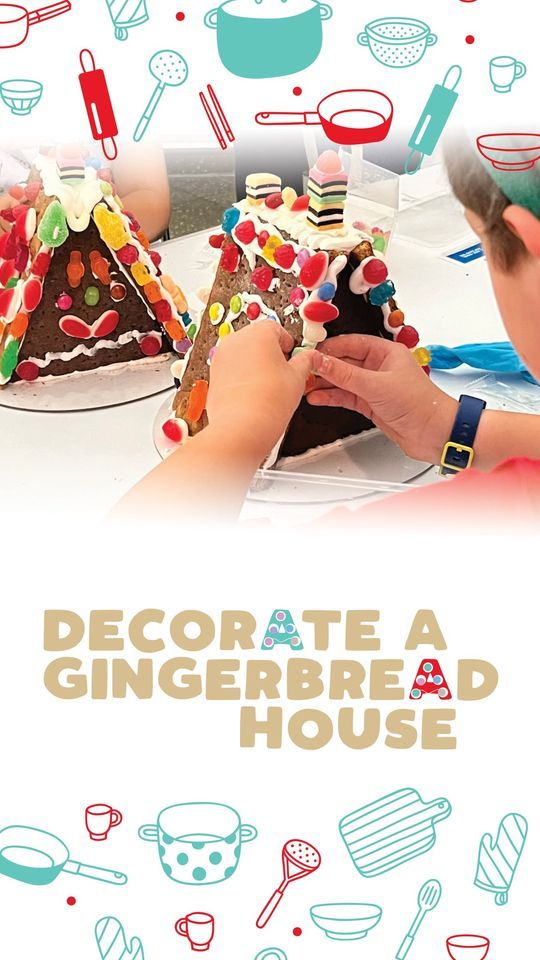 Kids Kitchen: Decorate a Gingerbread House