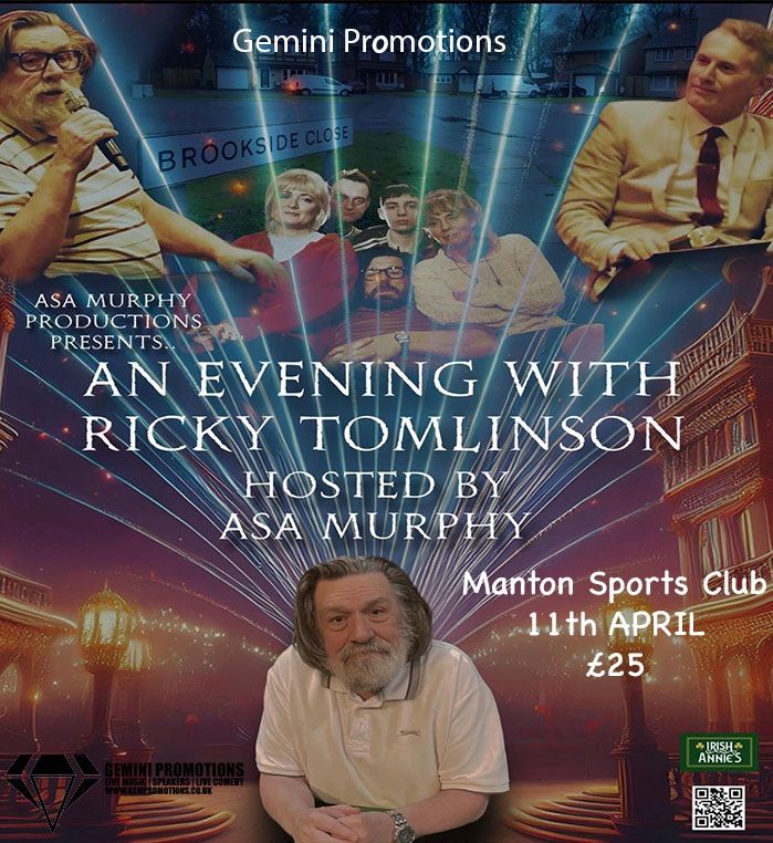 An Evening of National Treasure with Ricky Tomlinson and Asa Murphy