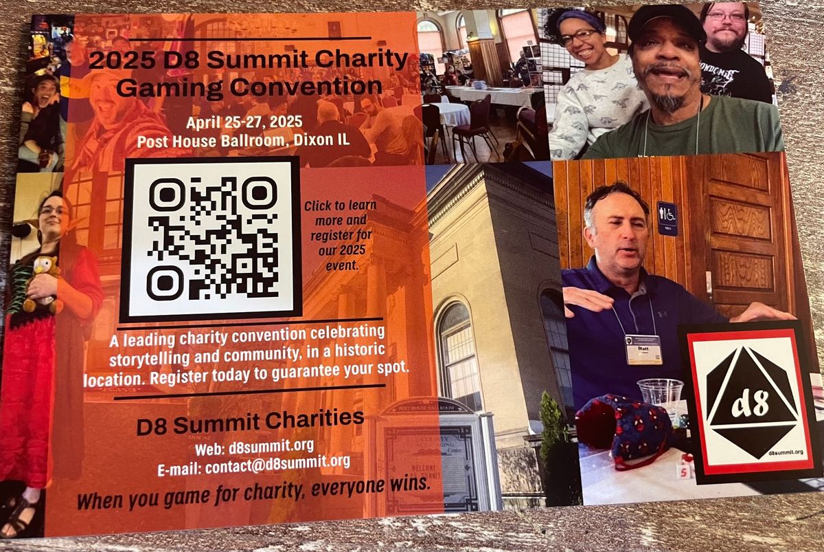 2025 D8 Summit Charity Gaming Convention 