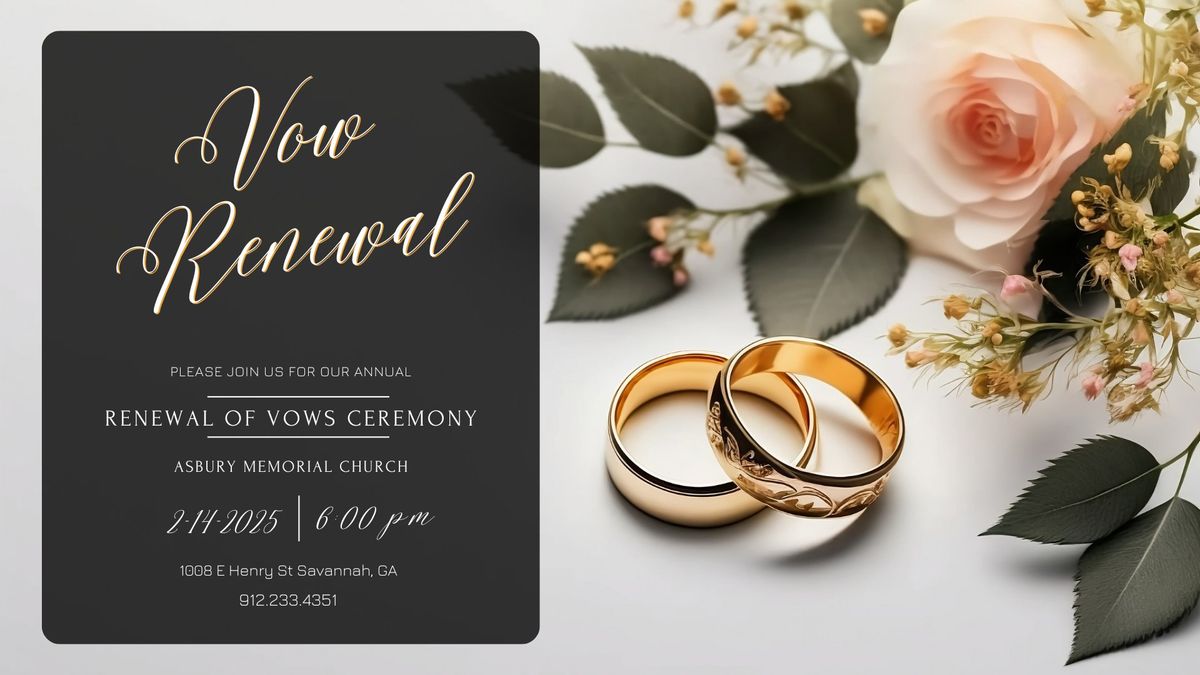 Annual Renewal of Vows Ceremony