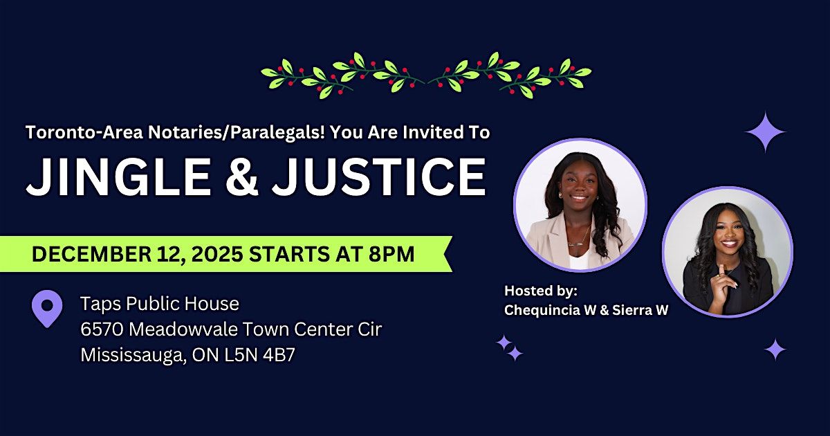 Jingle & Justice: Holiday Dinner