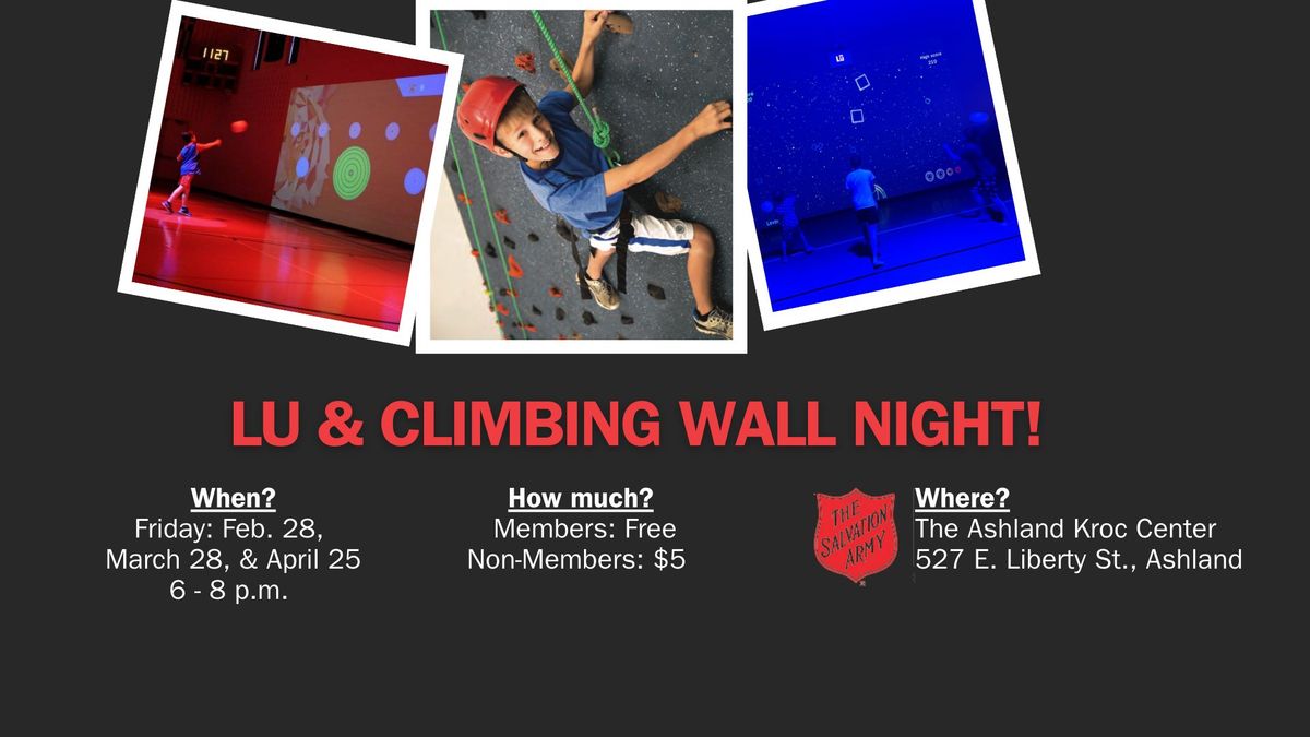 Lu & Climbing Wall Night