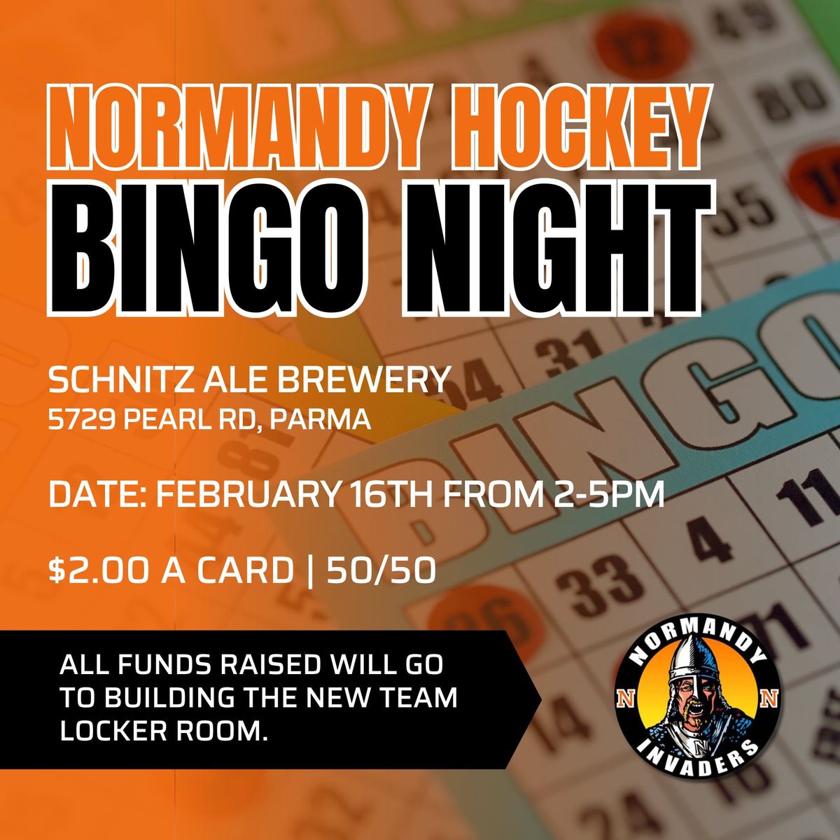 Normandy Hockey Bingo Night! 