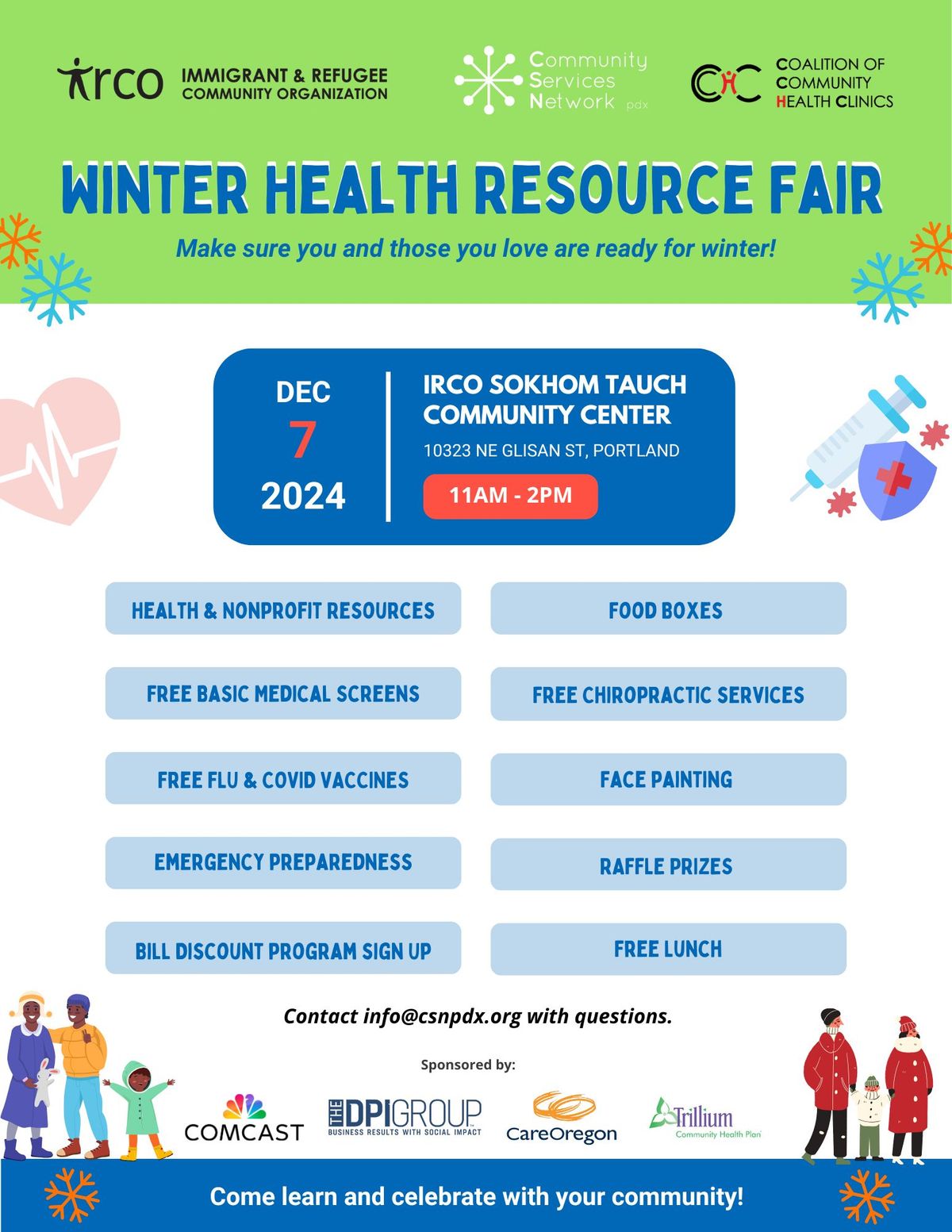 Winter Health Resource Fair