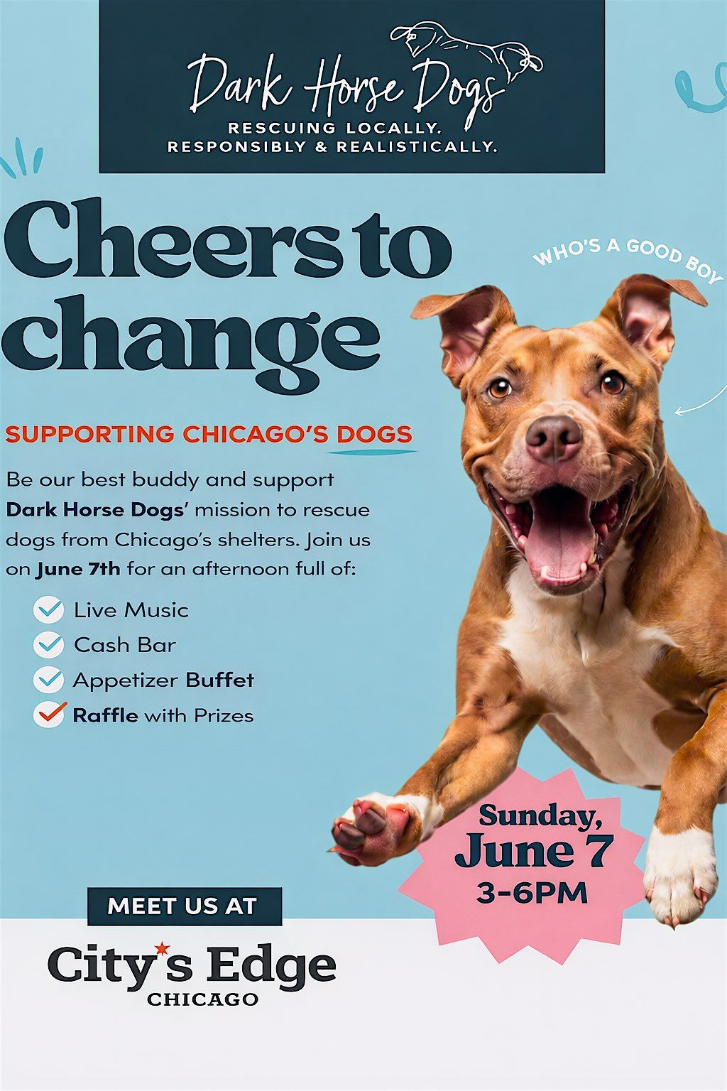 Cheers to Change - Supporting Chicago's Rescue Dogs