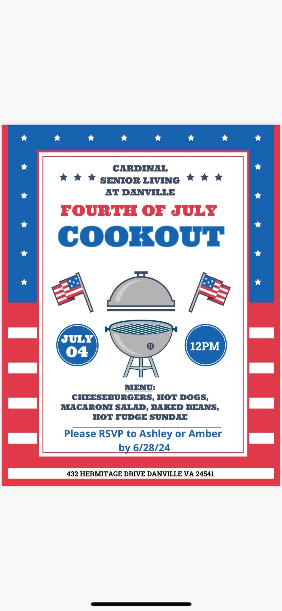 4th of July Family Cookout 