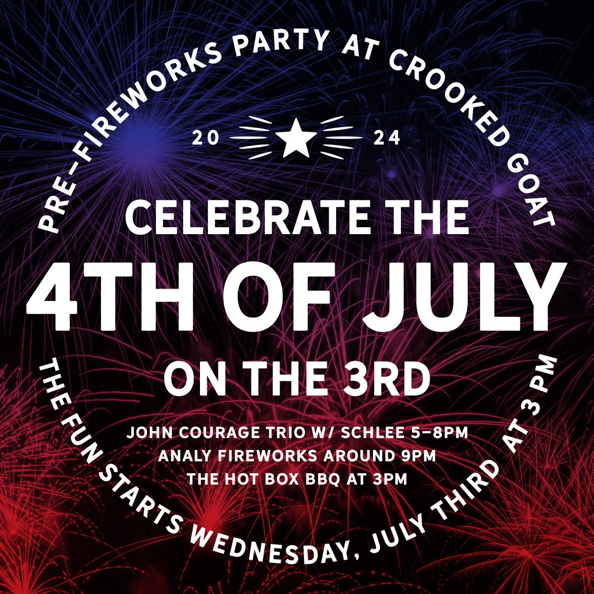 3rd of July Parking Lot Party!