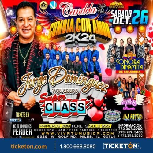 JORGE DOMINGUEZ Y SU GRUPO SUPER CLASS EN CHICAGO