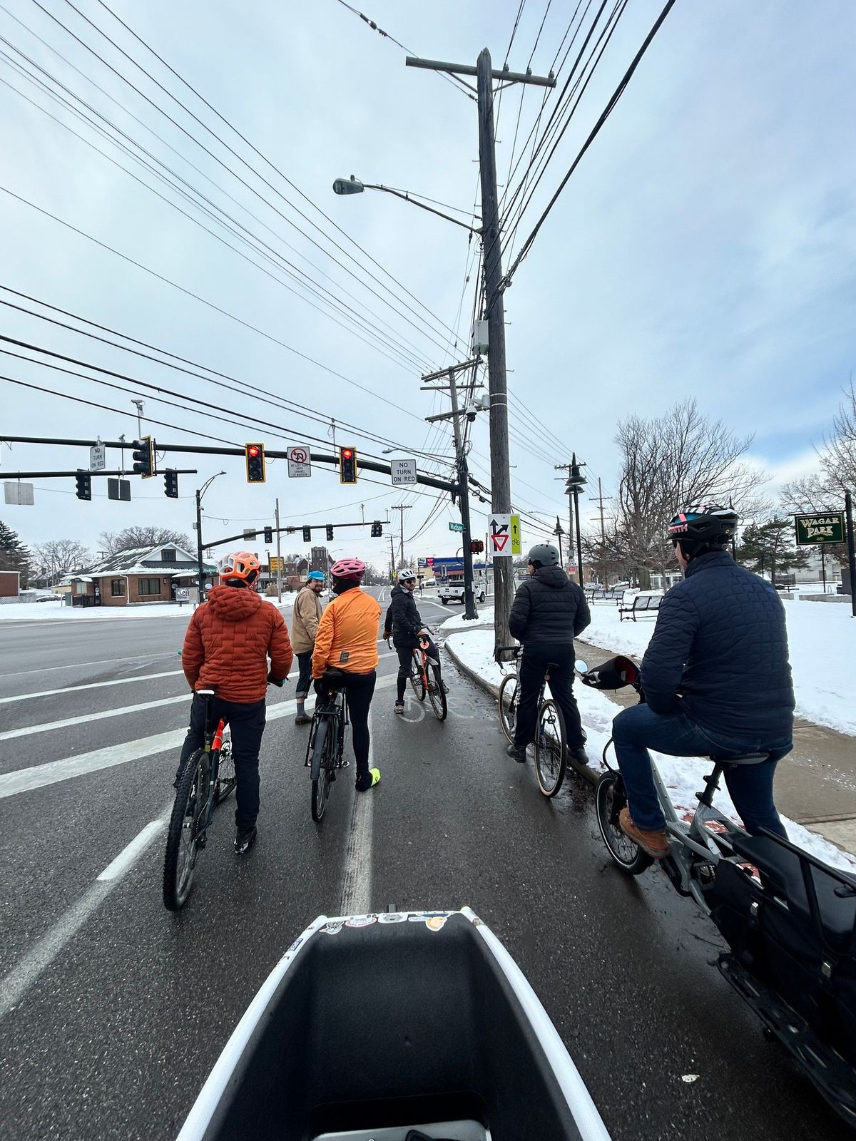 March 2025 Social Ride to CLE Bagel Cafe