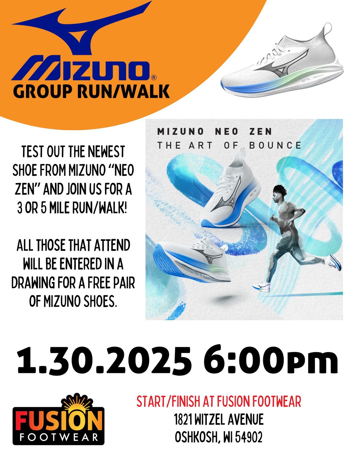 Mizuno Demo Run\/Walk