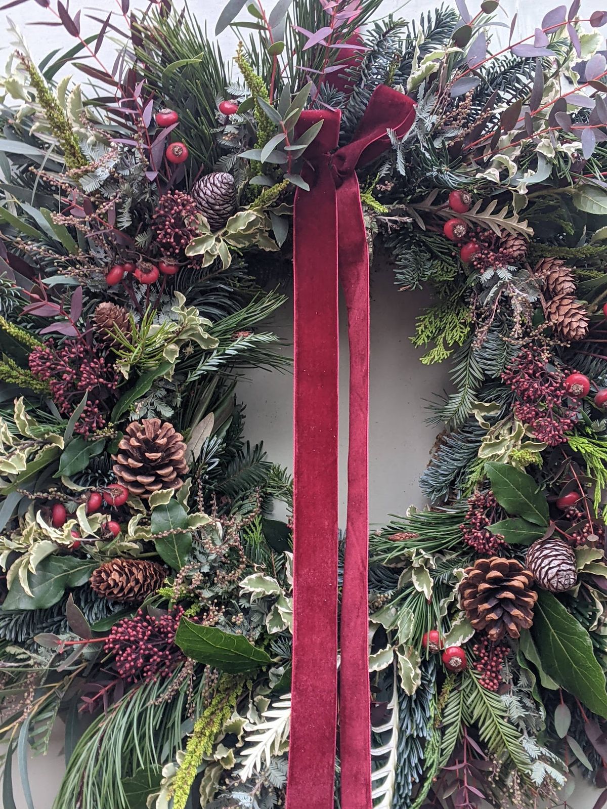 Christmas Wreath Workshop Fenay Bridge Grill